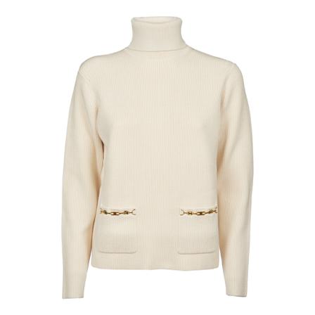 Elisabetta Franchi - Polotröjor - Beige - Dam - Storlek: Xs, Dam, Storlek: XS