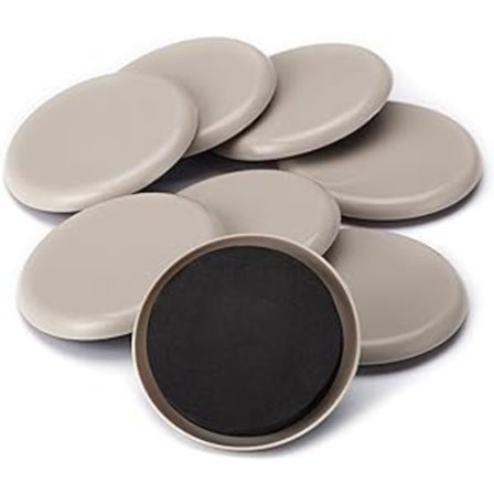 Möbelglidare, 8-pack Plast Möbelbenskydd, 7 tum