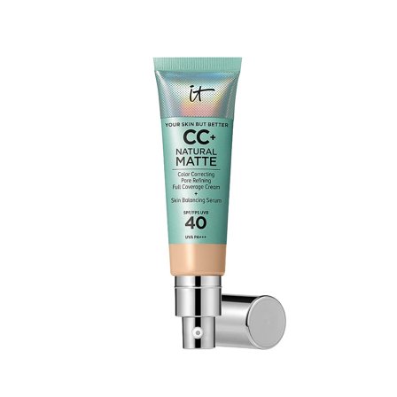 IT Cosmetics CC+ Cream Natural Matte Foundation for Oily Skin with SPF 40 Light, Makeup, Ansigt, Foundation