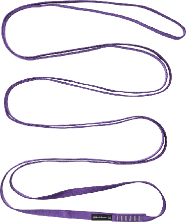 Black Diamond 18 mm Nylon Runner 240 cm Mountaineering equipment Purple OneSize