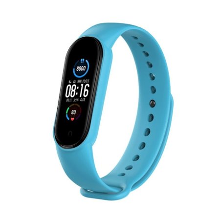 Xiaomi Mi Band 5 hållbar klockarmband - Sky blå