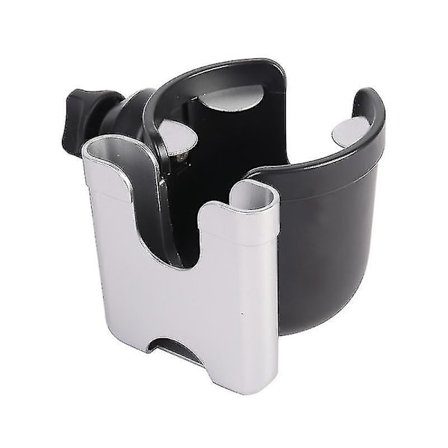 Koppholder for barnevogn, flaskeholder sykkelkoppholder barnevogn koppholder tilbehør (sølv)