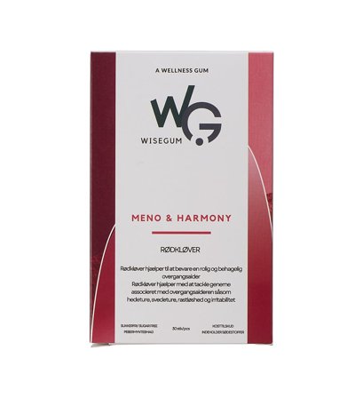 WiseGum Meno & Harmony 30 stk, Helse & Madvarer, Ingredienser, Rødkløver