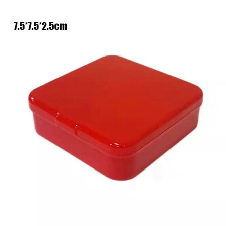 Oppbevaringsboks Smykkeperler Beholder 7,5X7,5X2,5CM