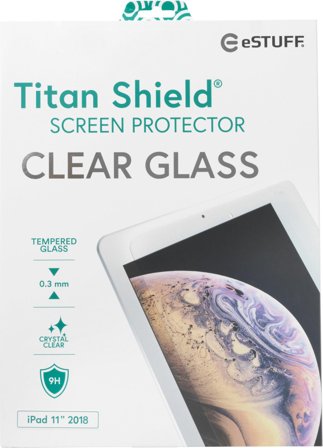 eSTUFF Titan Shield Clear Glass - skjermbeskyttelse for nettbrett