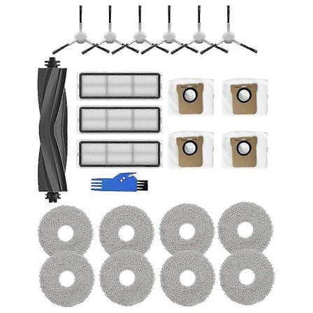 Til Dreame L10S Ultra, L10 Ultra Robotstøvsuger Hovedbørste Sidebørste HEPA-filter Støvsugerposer Moppepuder Reservedele-XF33-