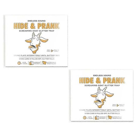 2 stk. Intermitterende Geit Glitterfelle Spøk Geit Glitterfelle - 8 Timer med Intermitterende Geitebreking (FMY)