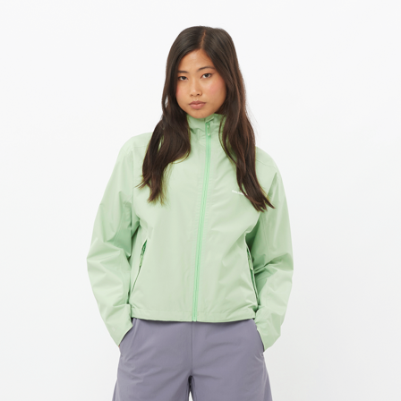 Salomon - Takit Vaatteet Outscape 2l Short Jkt W - SEA Foam