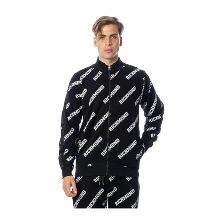 John Richmond Zip-throughs , Zwart , Heren , Maat: 3XL Hoodies & sweatvesten