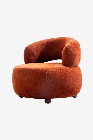 Hanah Home - Flygelstol Rio - Orange - Fåtöljer - Från Homeroom