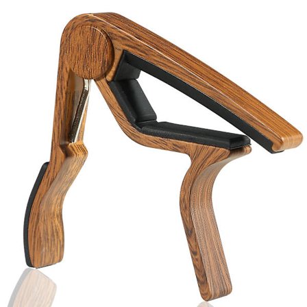 Guitar Capo til Akustiske og Elektriske Guitarer - Palisander Farve