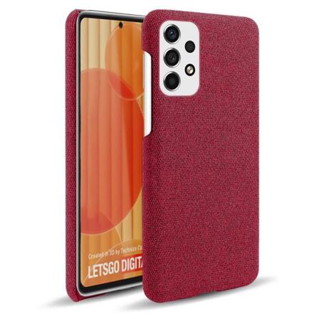 Samsung Galaxy A53 5g Skal Tygbelagt Röd