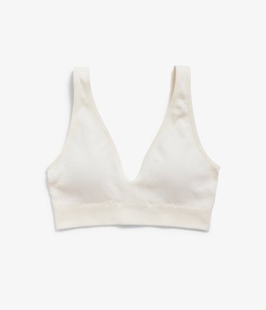 Kappahl | Bøyleløs BH seamless Hvit XS | Hvit