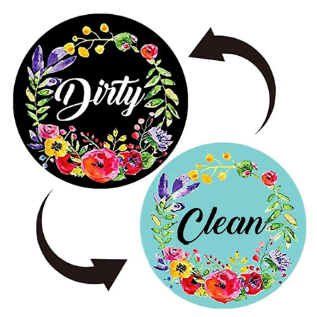 Dubbelsidig Diskmaskinsmagnet Ren Smutsig Skylt Indikator Kök Flip uk 2025