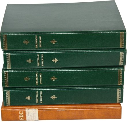 Færøerne - Samling af FDC i 5 album