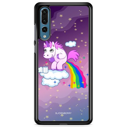 Bjornberry Skal Huawei P20 Pro - Bajsande Enhörning