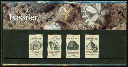 Danmark 1998 - Fossiler - AFA souvenirmappe 32
