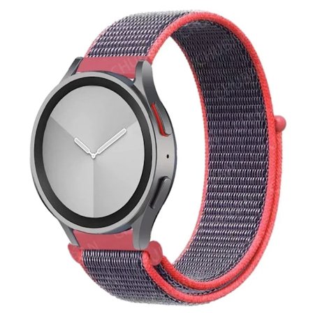 Nylon loop Band för Samsung Galaxy Watch 7-FE 6/5/pro/4/Classic/active 2 20mm/22mm sportarmband huawei gt 5-4-2-2e-3 pro rem