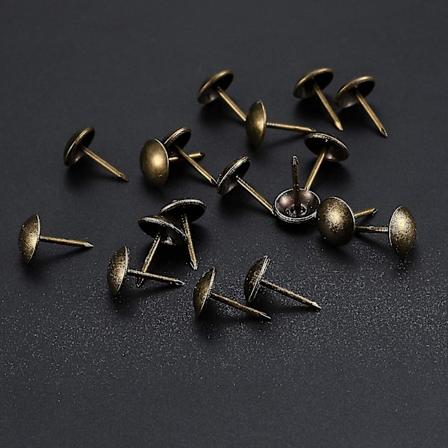 100 stk. polstringssøm, dekorative polstringssøm, polstringsstifter, jernmøbelspiger