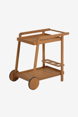 Kave Home - Tarjoiluvaunu Felisa - Monivärinen - Ulkopöydät - - Homeroom