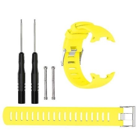 För Suunto-d4 D4i-novo Armband Andningsbart Svettresistent Anti-repa Band [DB]