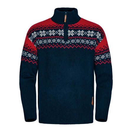 Gridarmor Snøkrystall 2.0 Ullgenser Men Men long-sleeved sweaters Blue S
