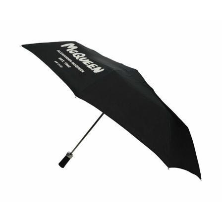 Alexander McQueen, 6687073a 71Q1078 Umbrella Zwart, Dames, Maat:ONE Size