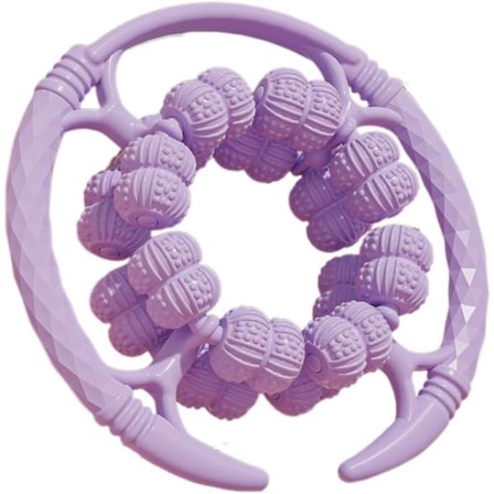 Opgraderet cirkulær ben- og lårrulle - Ergonomisk klemmerulle til dybvævsmassage, lindrer ømme muskler, tendinitis og karpaltunnelsyndrom