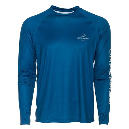 Grundéns Men's Solstrale Lightweight Crew Men long-sleeved sweaters Blue M