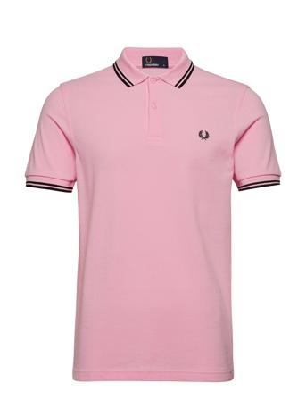 Twin Tipped Fp Shirt Polos Short-sleeved Rosa Fred Perry