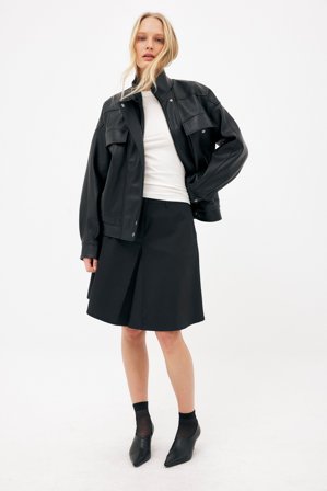 NA-KD Jupe mi-longue ajustée longueur genou - Jupes mi-longues - Noir - EU 40