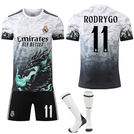 2024-2025 Real Madrid Barn Voksen Special Edition Fotballdrakt Nr. 11 RODRYGO