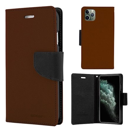 MERCURY Fancy Diary - IPhone 11 Pro Max - Brun