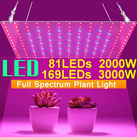 LED Grow Light Full Spectrum LEDs Justerbart rep Typ 1 ( 169LED-EU )