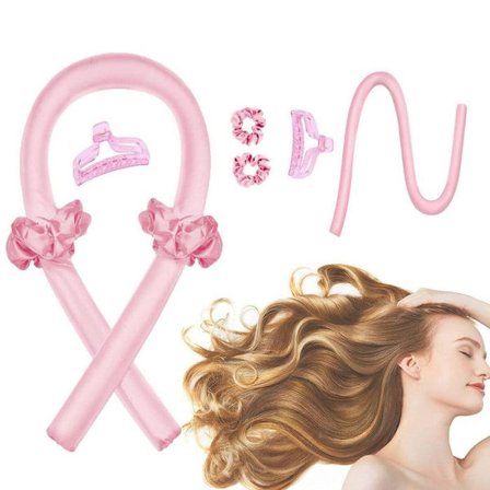 Varme-fri krøllejern, varme-fri silke rollers til brug natten over