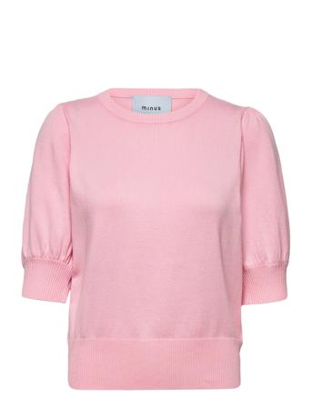 Liva Knit Tee Pulllover Rosa Minus
