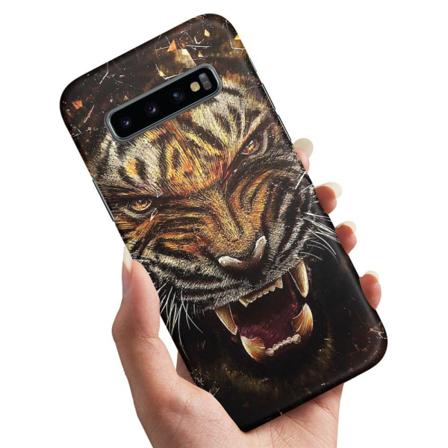 Samsung Galaxy S10 - Skal / Mobilskal Rytande Tiger