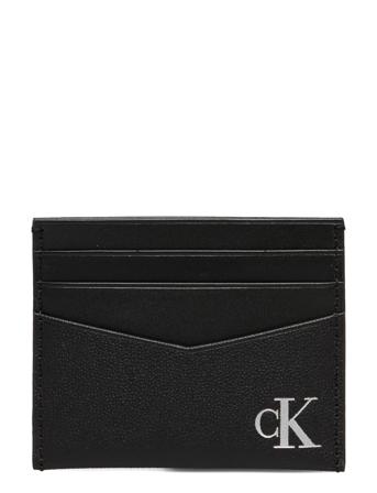 Mono Silver Cardcase 6Cc Accessories Wallets Cardholder Musta Calvin Klein