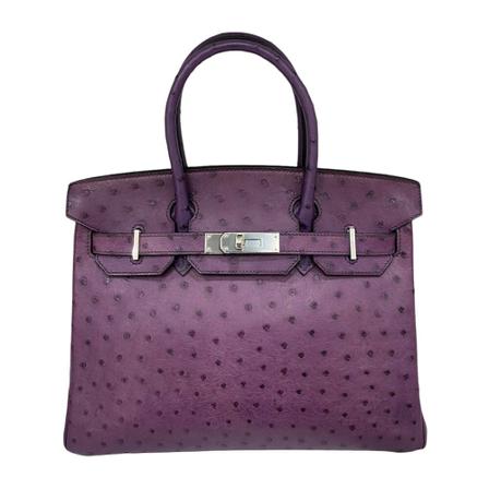 Hermès Vintage Handbags lila, Dam Vintage Väskor, Dam, Storlek: ONE SIZE