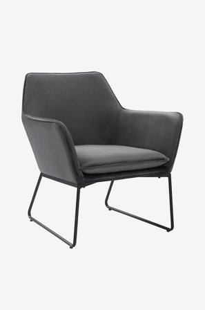 Jotex - Lenestol Mørk grå/svart - ELLNE - Kjøp Lenestoler hos Jotex