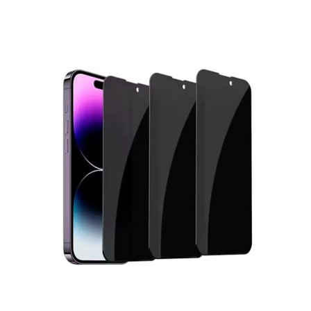 3-pak iPhone 11 PRO / iPhone X / iPhone XS Skærmbeskytter Privacy i Premium Hærdet Glas