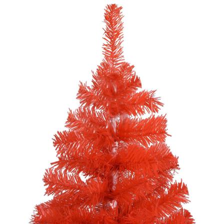 Vidaxl Plastgran Med Fot Röd 120 Cm Pvc Röd