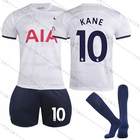 Tottenham Hotspur F.C. 23- Hjemmetrøje KANE nr. 10 Fodboldtrøjesæt yz