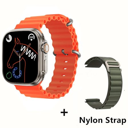 Watch 8 Ultra -älykello miehille ja naisille, kuntoiluun, NFC, alkuperäinen 1:1 IWO Series 8 BT-puhelu älykellot Apple Android -puhelimille