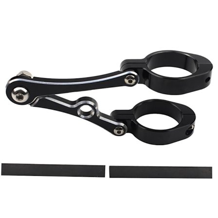 Motorcykel Strålkastare Fäste Montering Clamp Gaffel Tube Holde Black