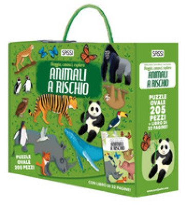 Animali a rischio. Viaggia, conosci, esplora. Ediz. a colori. Con puzzle Matteo Gaule