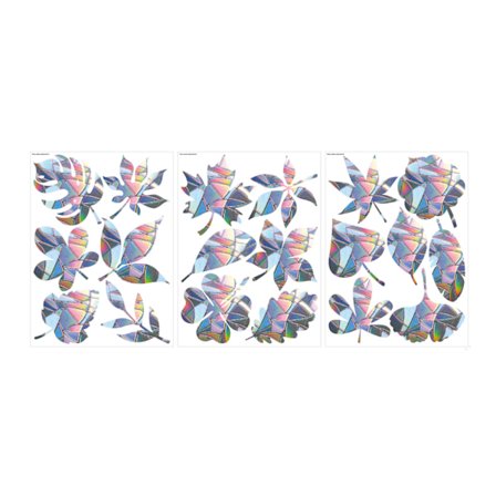 3 stk for Sun Catcher veggklistremerker Regnbuevindusspeil-klistremerke Soveromsdekorasjon for Windows-dekor for hjemmeinnredning