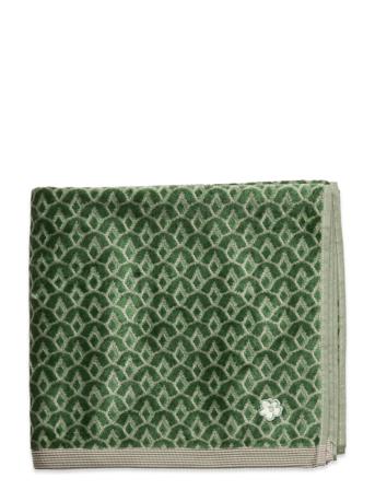 Wave Geo Bath Towel Home Textiles Bathroom Textiles Towels & Bath Towels Grønn Ted Baker