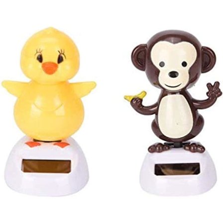 2 st Window Sun Catcher Solar Powered Dancing Animal Swinging An