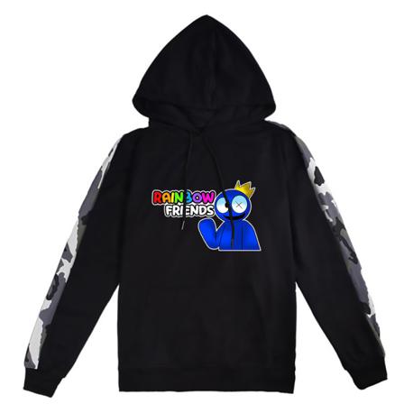 Kid Rainbow Friend Sweatshirt Hood Pullover Blus Top Present